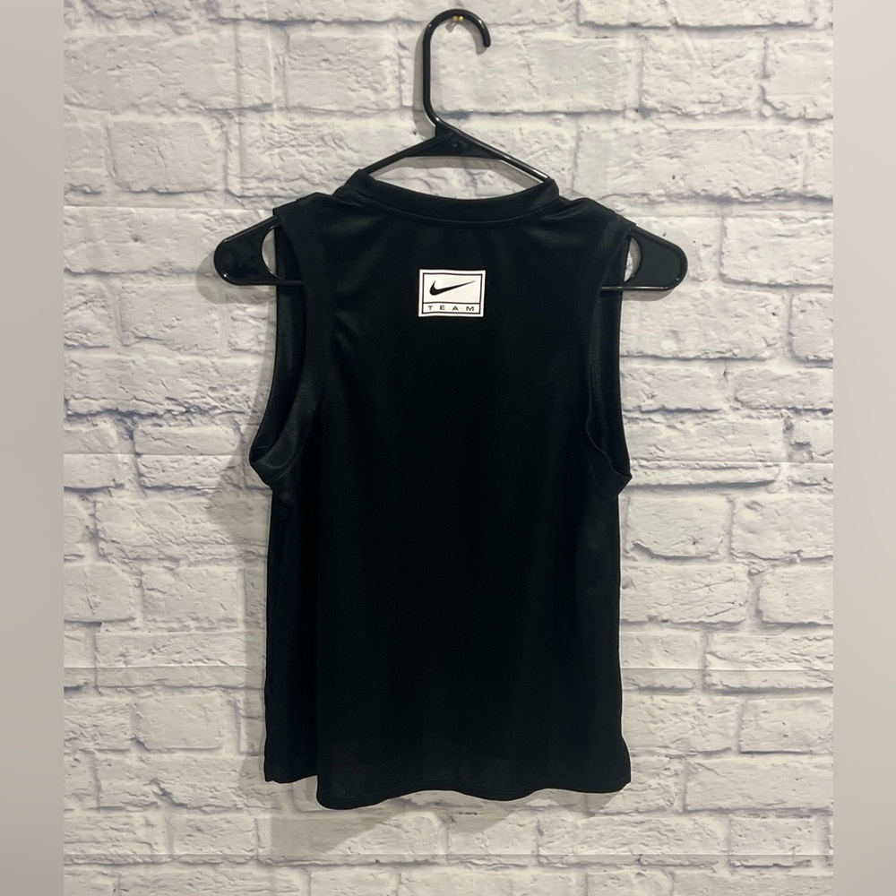 Nike Girls /youth •DriFIT Running Tank | Black High-Low Athletic Top Size M - Picture 4 of 9